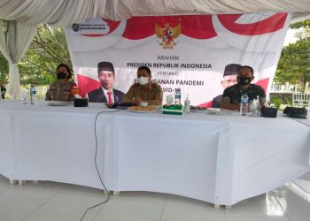 Pemkab Bolmong Ikuti Arahan Presiden Jokowi Tentang Penanganan Covid-19