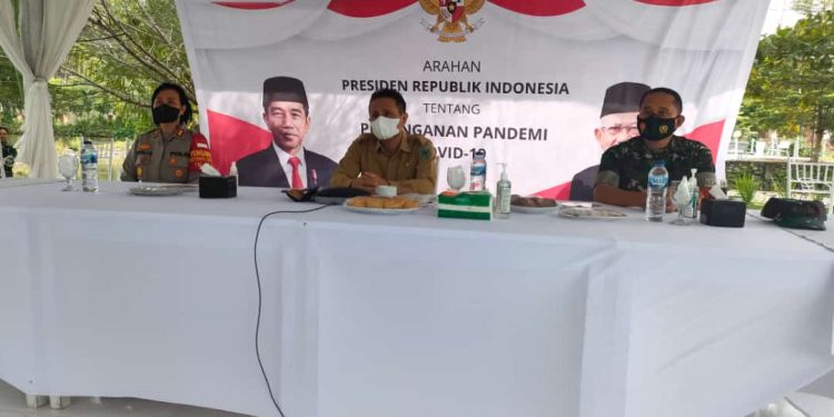 Pemkab Bolmong Ikuti Arahan Presiden Jokowi Tentang Penanganan Covid-19