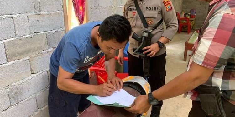 Puluhan Liter Cap Tikus Milik Warga Desa Mokoditek Satu Diamankan Polsek Bolangitang