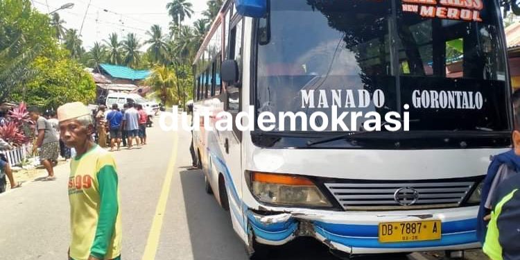 Kecelakaan Maut di Bolmut, Satu Pengendara Motor Tewas di Tempat