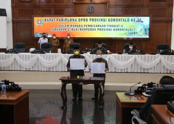 Usai Terima LKPJ Gubernur, Deprov Gorontalo Bentuk Pansus