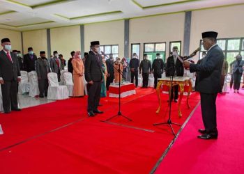 Sah !! Jusnan Mokoginta Resmi Jabat Sekda Bolmut, Ini Sosoknya