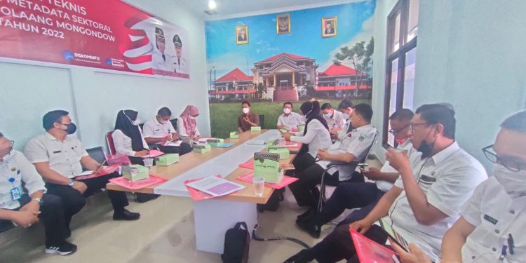 Dinas Kominfo Bolmong Gelar Bimtek Penyusunan Metadata Sektoral