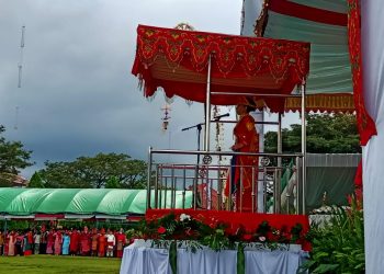 Bupati Yasti Inspektur Upacara HUT ke-68 Kabupaten Bolaang Mongondow