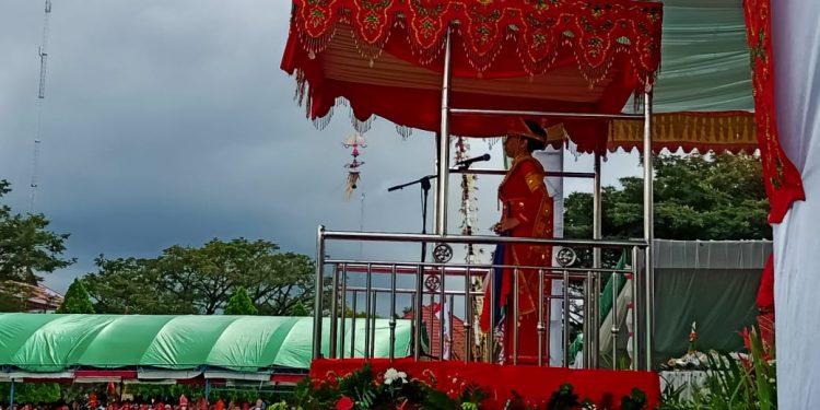 Bupati Yasti Inspektur Upacara HUT ke-68 Kabupaten Bolaang Mongondow