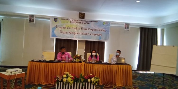 Dinas Kesehatan Bolmong Laksanakan Pemetaan dan Analisis Situasi Program Stunting