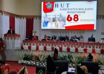 DPRD Bolmong Gelar Paripurna Istimewa HUT Kabupaten Bolmong ke-68