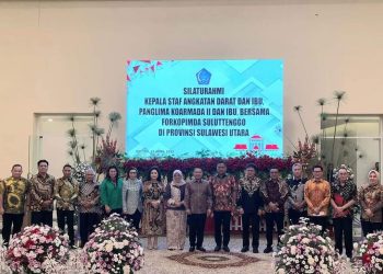 Bupati Yasti Hadiri Silahturahmi KASAD Jendral TNI bersama Forkopimda Sulutenggo di Manado