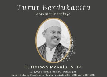 Bupati Yasti Sampaikan Duka Atas Berpulangnya Anggota DPR RI Herson Mayulu
