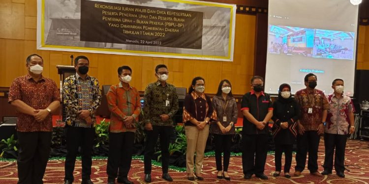 Sekda Tahlis Ikuti Rekonsiliasi Iuran Wajib dan Data Kepersertaan PBPU-BP Tahun 2022