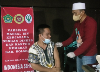 Gandeng Kemenag Dan Tokoh Agama, BIN Kembali Gelar Vaksinasi di Bolmut