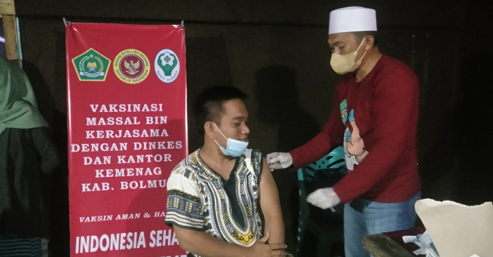 Gandeng Kemenag Dan Tokoh Agama, BIN Kembali Gelar Vaksinasi di Bolmut