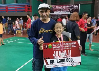 Profil Mutmainah Rahman Pebulu Tangkis Anak Usia Dini di Turnamen BSG Manado