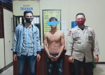 Pria Bikin Keributan Di Desa Ollot Akhirnya Berakhir di Ruang Tahanan Polsek Bolangitang
