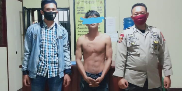 Pria Bikin Keributan Di Desa Ollot Akhirnya Berakhir di Ruang Tahanan Polsek Bolangitang