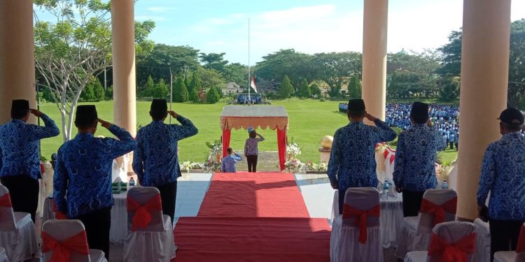 Irup Upacara KORPRI, Bupati Yasti : Ini Momentum Penguatan Kualitas serta Kuantitas Kinerja dan Pengabdian