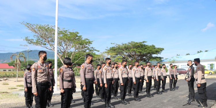 Polda Sulut Geser 34 Anggota di Polres Bolmut
