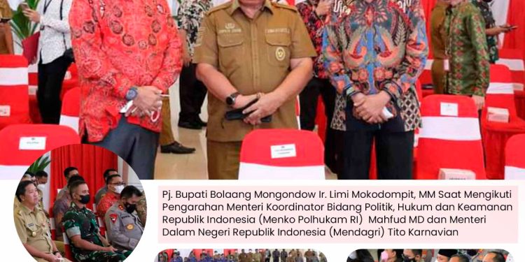 Bupati Limi Mokodompit Hadiri Rakor Bersama Dua Menteri di Manado