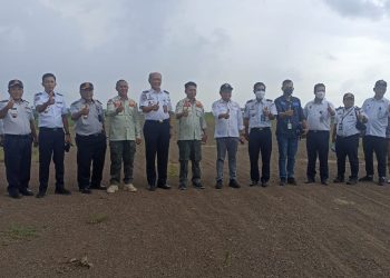 ITJEN Kemenhub RI Tinjau Progres Pembangunan Bandara dan Terminal Tipe A Lolak