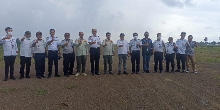 ITJEN Kemenhub RI Tinjau Progres Pembangunan Bandara dan Terminal Tipe A Lolak
