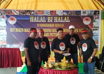 Berbagai Lomba Ramaikan Halal Bihalal RMPG di Desa Molobog Boltim