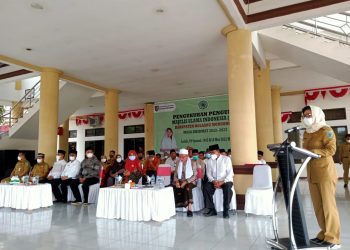 Bupati Yasti Beri Sambutan pada Pengukuhan Pengurus MUI Bolaang Mongondow