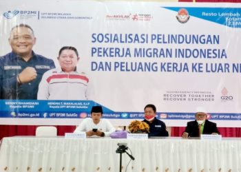 UPT BP2MI SulutGo Gelar Sosialisasi Peluang Kerja ke Luar Negeri pada PSS Bolmong Raya