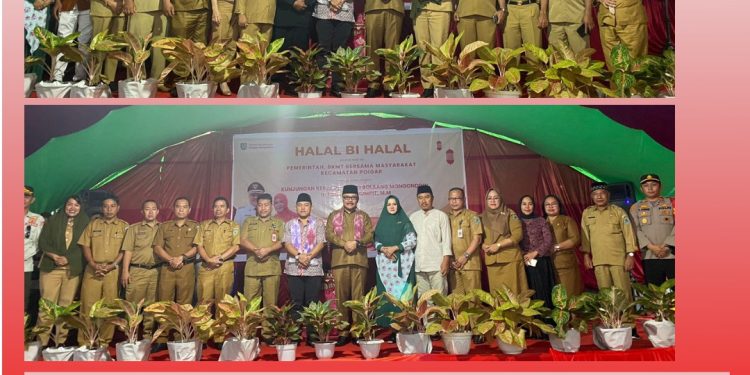 Hadiri Halal Bi Halal di Kecamatan Poigar, Pj Bupati Limi Ingatkan Masyarakat tentang Berita Hoaks