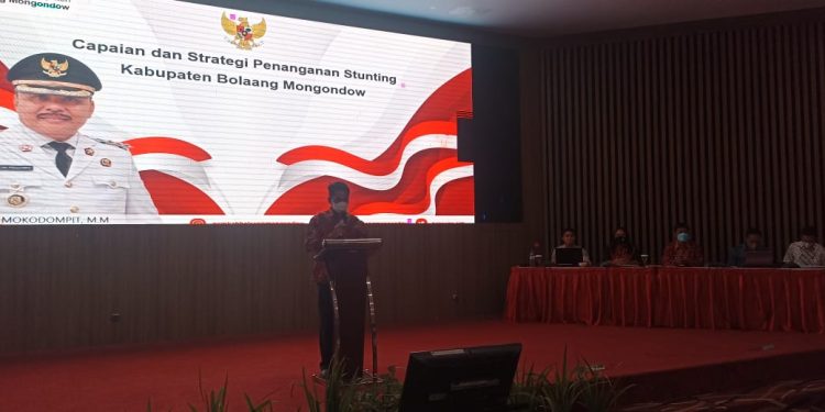 Sekda Tahlis Paparkan Capaian dan Strategi Penanganan Stunting di Bolmong
