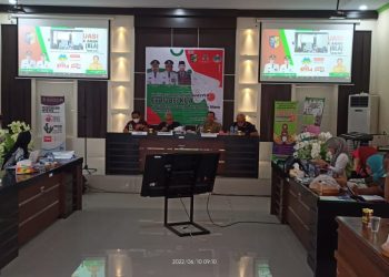 Melalui Zoom Meeting, Bolmut Dinilai Tim Verifikasi Kabupaten Layak Anak