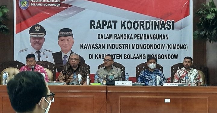 Pj Bupati Limi Mokodompit Pimpin Rakor Bersama Pihak Pengembang Kawasan Industri Mongondow