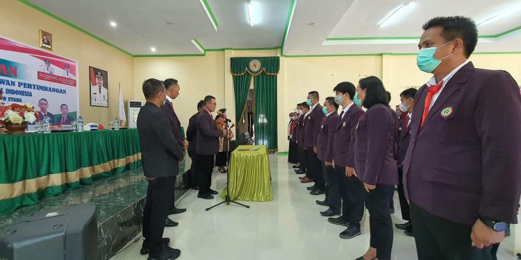 Resmi Dilantik, Ini Pesan Suwandi Luneto Dan Susunan Pengurus DPD PPNI Bolmut