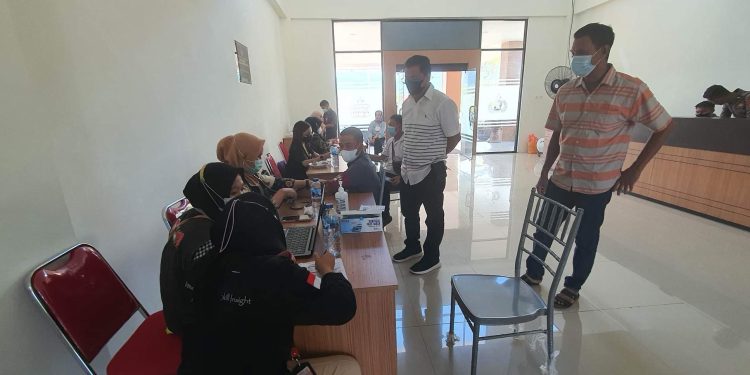 Yuk Vaksin, Hari Ini Polres Bolmut Buka Gerai Vaksinasi