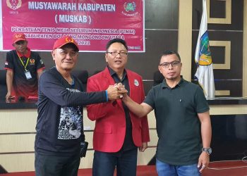 Selamat!!!! Sirajudin Lasena Terpilih Aklamasi Nahkodai PTMSI Bolmut