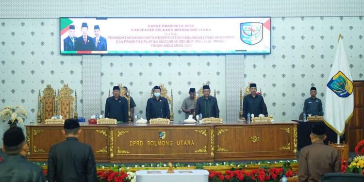 Catatan Banggar DPRD Bolmut Untuk Pemda di Paripurna KUA-PPAS 2023, Wajib Hukumnya
