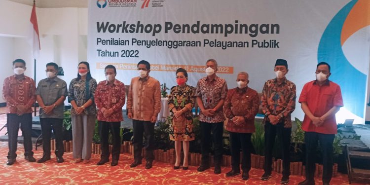 Sekda Tahlis Galang ikuti Workshop yang Diselenggarakan OMBUDSMAN RI