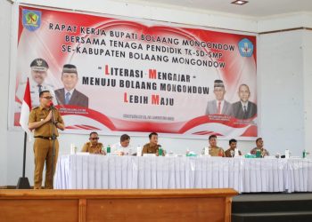 Raker Bersama Ribuan Guru, Pj Bupati Limi yakin IPM di Bolmong Semakin Meningkat