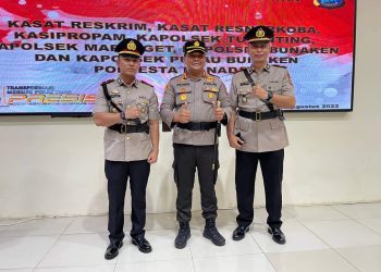 Sertijab Polresta Manado, IPDA Tripo Datukramat Resmi Jabat Kapolsek Bunaken