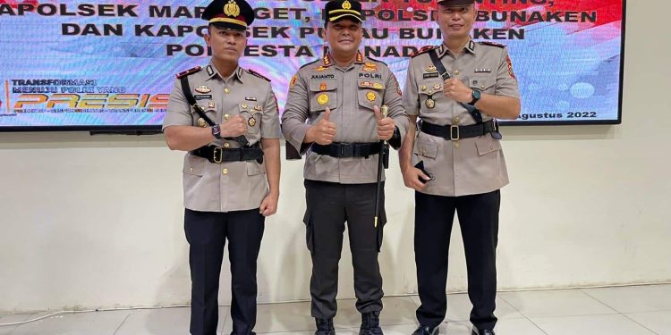 Sertijab Polresta Manado, IPDA Tripo Datukramat Resmi Jabat Kapolsek Bunaken
