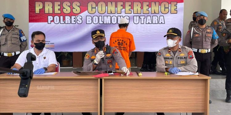 Kapolres Bolmut Beberkan Pengungkapan Kasus FA Bigo Selatan