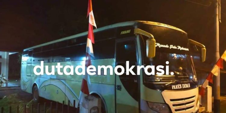 Ketahuan Bawa Cap Tikus, Bus Tujuan Palu Dan Makassar, Diamankan Anggota Polsek Pinogaluman