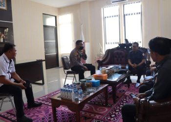 Sambangi Polres Bolmut, Bawaslu Dan Kapolres Bicarakan Soal Ini