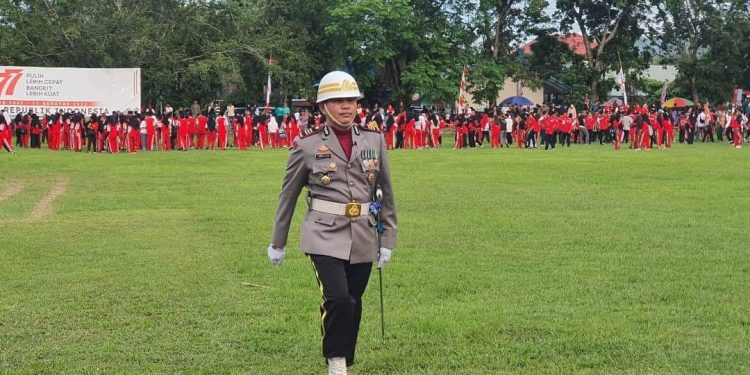 Mengenal AKP Herdi Manampiring Komandan Upacara HUT Kemerdekaan Ke-77 di Bolmut