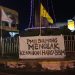 BBM Naik, PMII Bolaang Mongondow Bentangkan Spanduk Penolakan