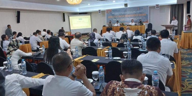 Pemda Bolmong Laksanakan Rakorda Registrasi Sosial Ekonomi Tahun 2022
