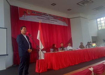 Bupati Limi Mokodompit Dilantik Steven Kandouw jabat Ketua KONI Bolmong