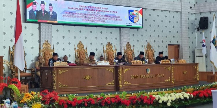 Tok!!! DPRD dan Pemda Bolmut Setujui APBD Perubahan 2022