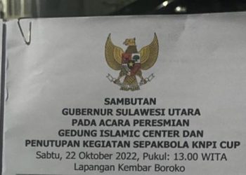 Koq Bisa Yah, Peresmian Gedung Islamic Center di Bolmut Batal Digelar ??