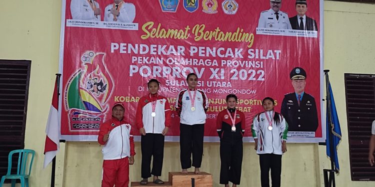 Atlet Pencak Silat Bolmut Berhasil Sumbang Medali Perunggu