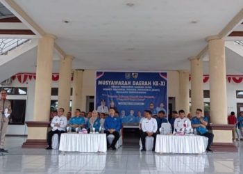 Bupati Limi Mokodompit Buka Musda KNPI Bolmong ke-XI